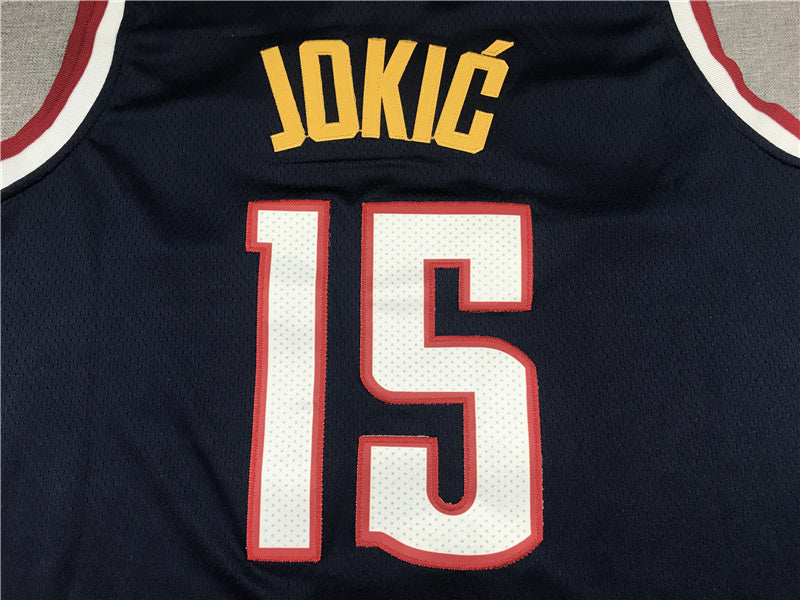 Denver Nuggets Nikola Jokic #15 City Edition Swingman – Embroidered Jersey