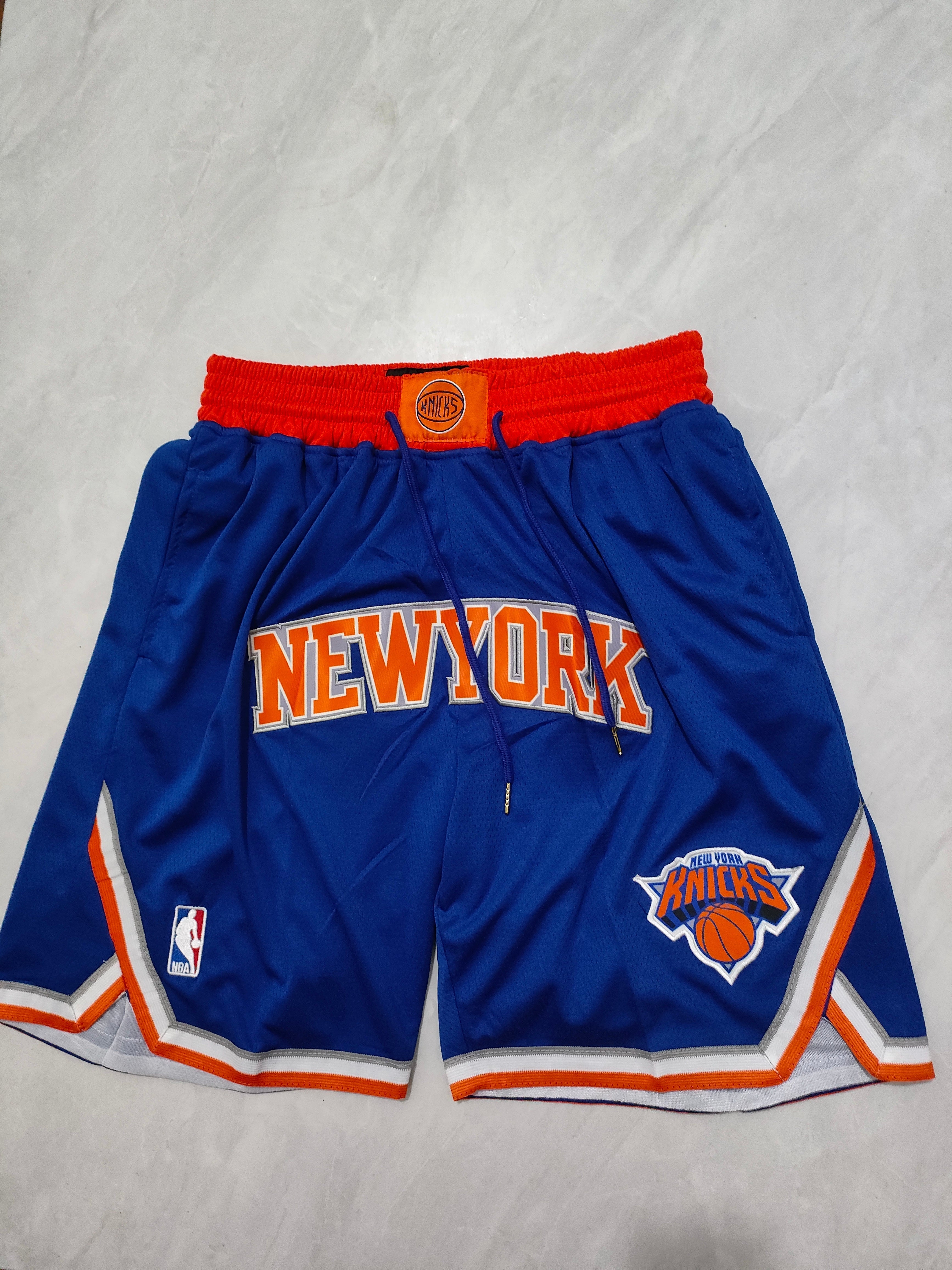 New York Knicks Blue Regular Edition Pocket Shorts