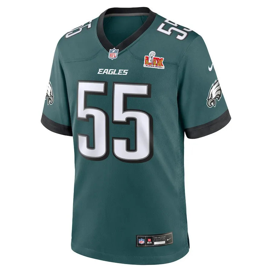 Brandon Graham #55 Philadelphia Eagles Super Bowl LIX Jersey – Men’s