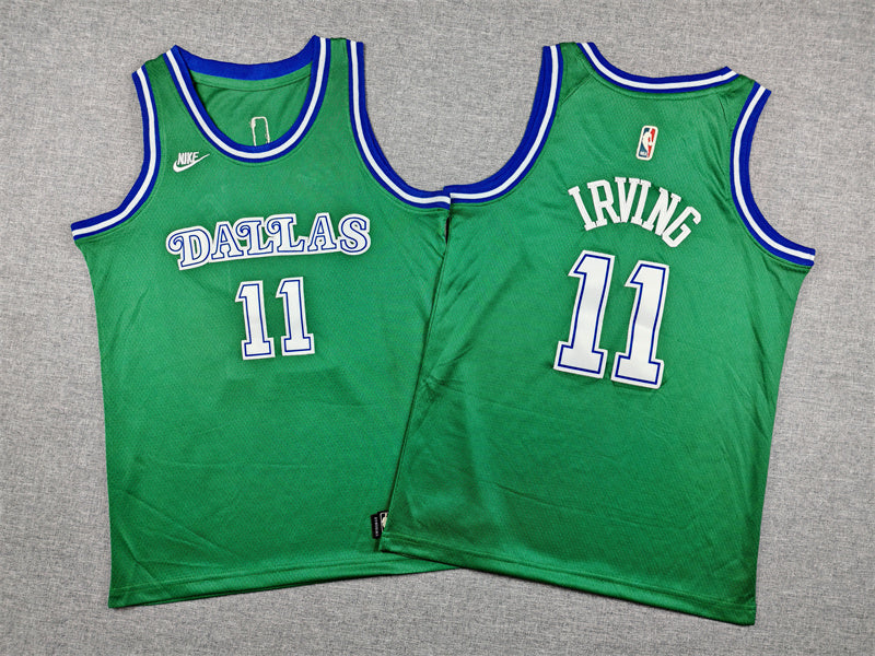 Youth Kyrie Irving Dallas Mavericks #11 Embroidered  Jersey