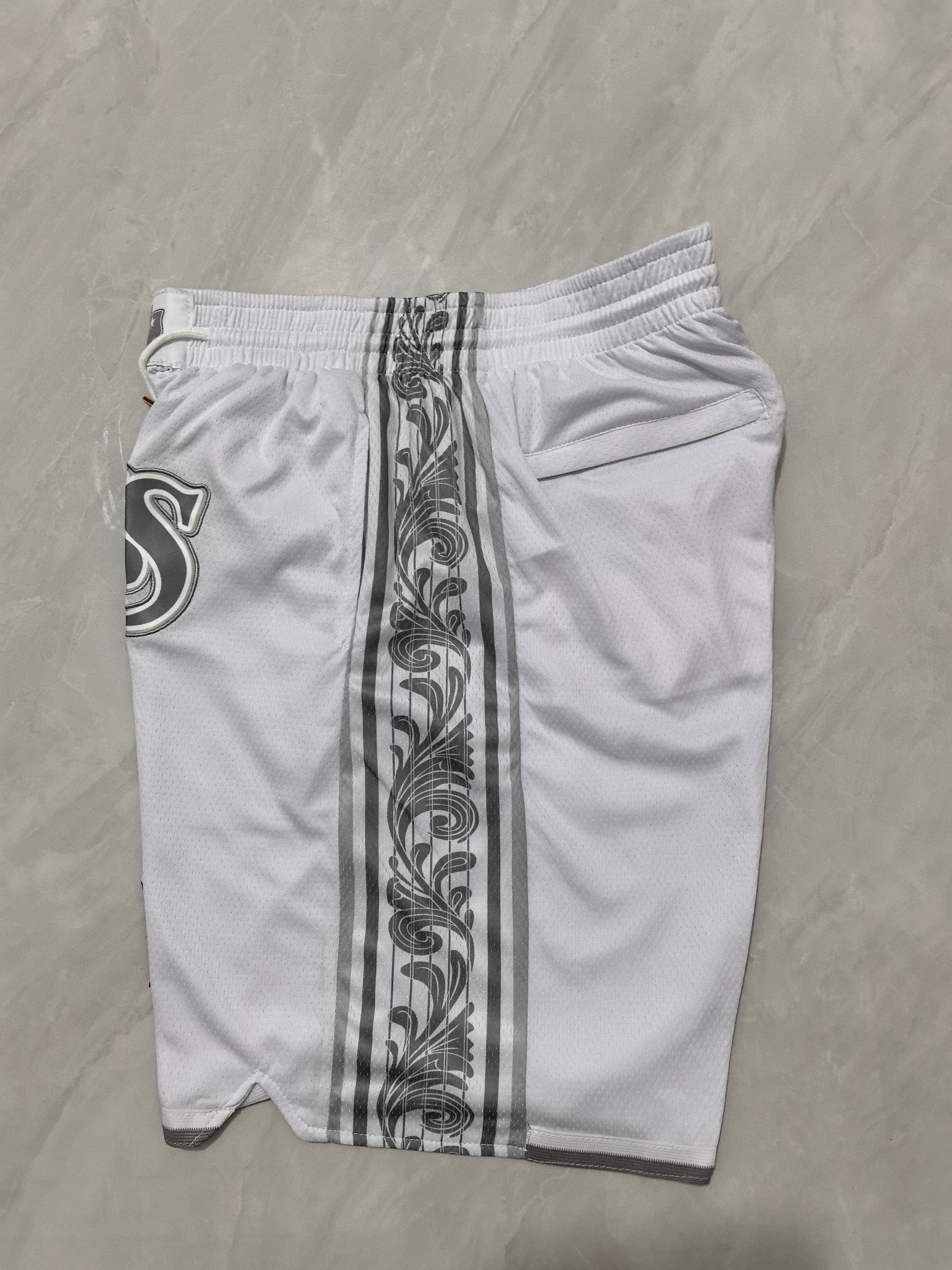 Dallas Mavericks 2025 White City Edition Pocket Shorts