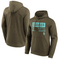 Men's Seattle Kraken Branded Fashion Name & Number Hoodie - Philipp Grubauer 31