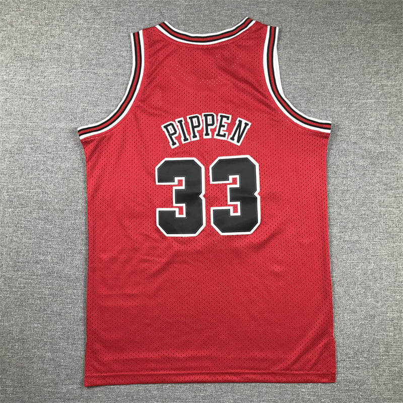 Youth Scottie Pippen Chicago Bulls #33 Embroidered Jersey