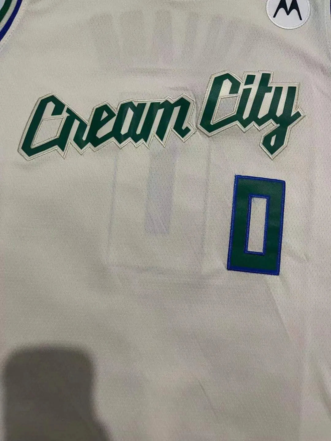 Milwaukee Bucks #0 Damian Lillard Men's Cream Basketball 2023-2024 seasonJersey