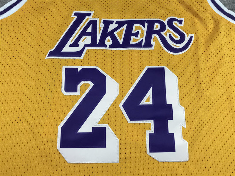 Kobe Bryant #24 Los Angeles Lakers Throwback Embroidered Jersey