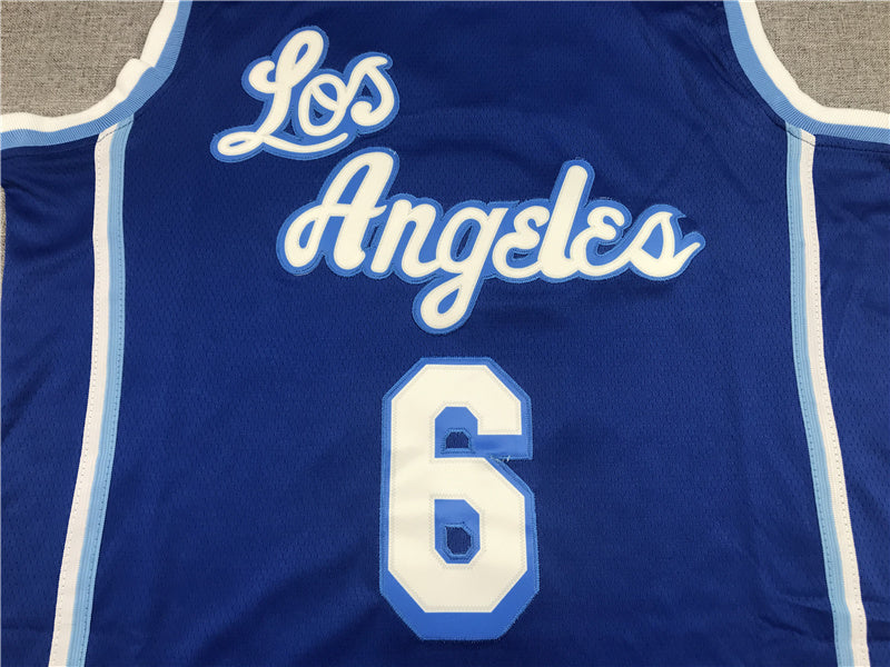 LeBron James #6 Los Angeles Lakers City Edition Swingman Jersey - Embroidered