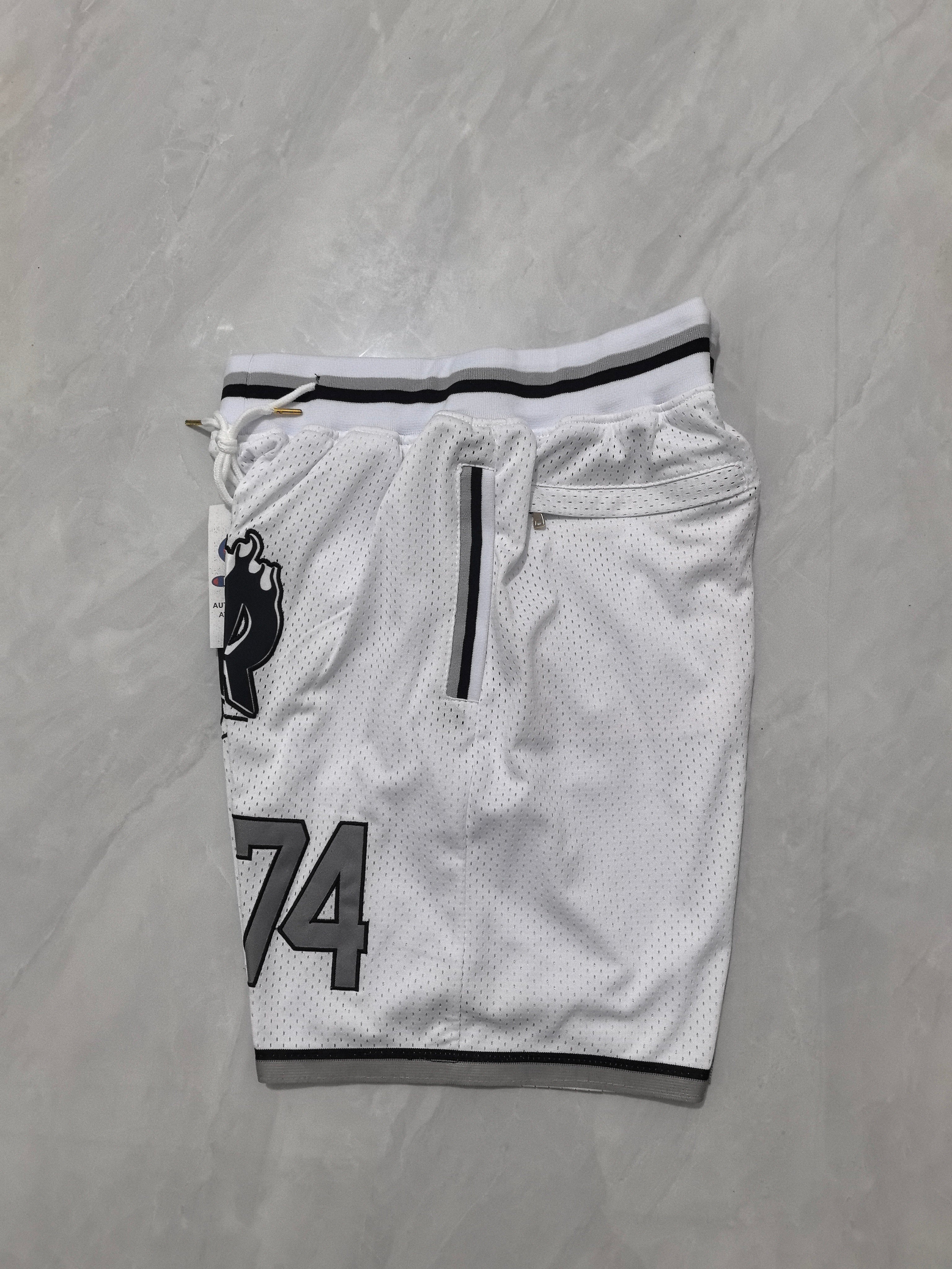 Las Vegas Raiders White Pocket Shorts