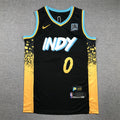Indiana Pacers Tyrese Haliburton #0 2024 City Edition Swingman Jersey - Embroidered