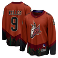 Men's Arizona Coyotes Clayton Keller #9 Burnt Orange 2.0 Breakaway Player Jersey