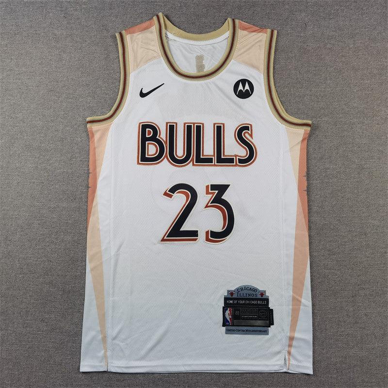 Chicago Bulls Michael Jordan #23 2025 City Edition Swingman Jersey - Embroidered