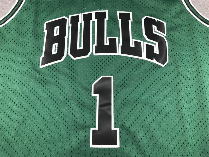 Chicago Bulls Derrick Rose #1 2008-09 Throwback-Embroidery