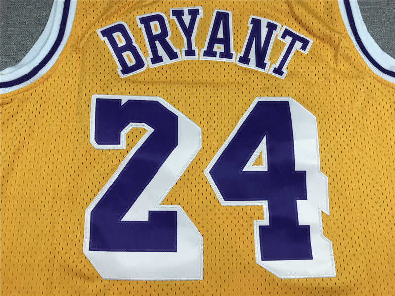Kobe Bryant #24 Los Angeles Lakers 2007-08 Throwback Embroidered Jersey