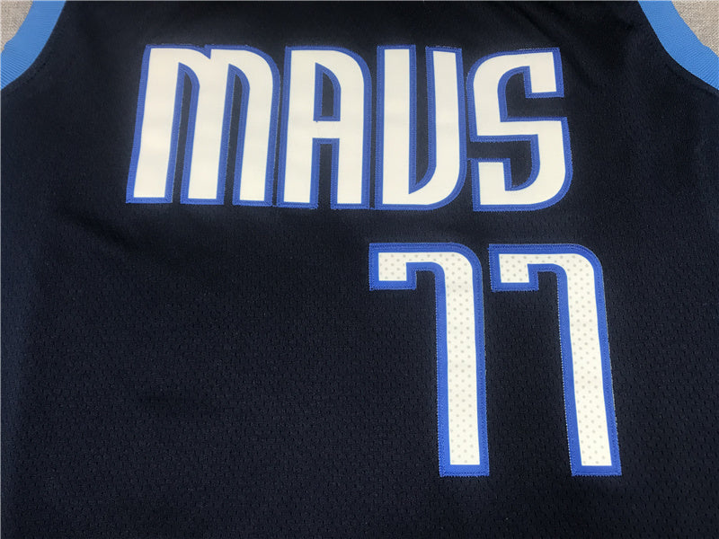 Dallas Mavericks Luka Doncic #77 City Edition Swingman Jersey — Embroidered