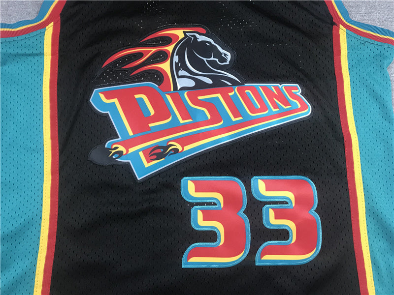 Detroit Pistons Grant Hill #33 1998-99 Throwback — Embroidered