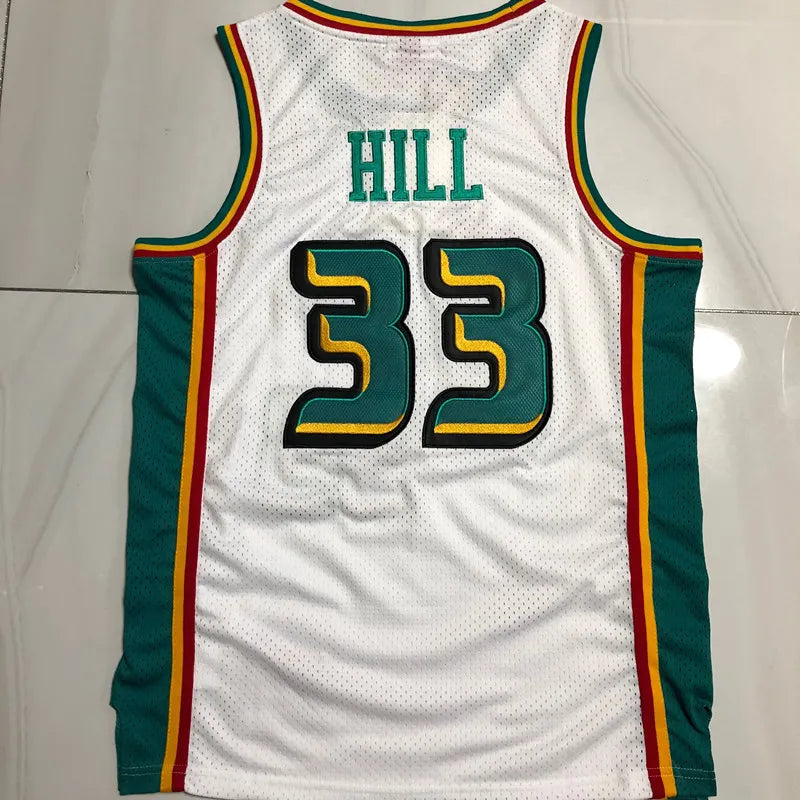 Grant Hill Detroit Pistons White 33 MN