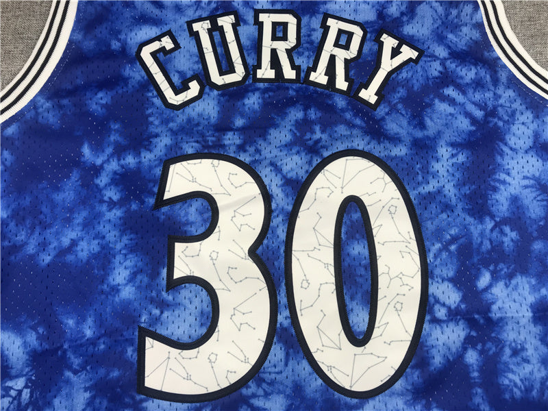 Golden State Warriors Stephen Curry #30 "Constellation" City Edition Swingman Jersey - Embroidered