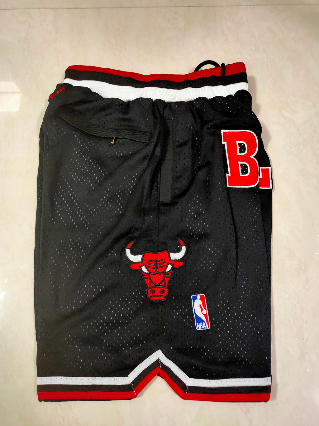 Chicago Bulls Black Collaboration Retro Pocket Shorts