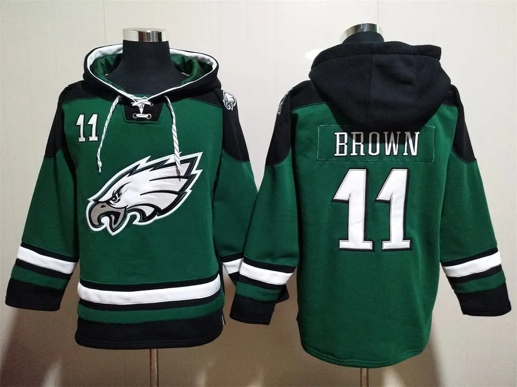 Philadelphia Eagles Hoodie #11 BROWN