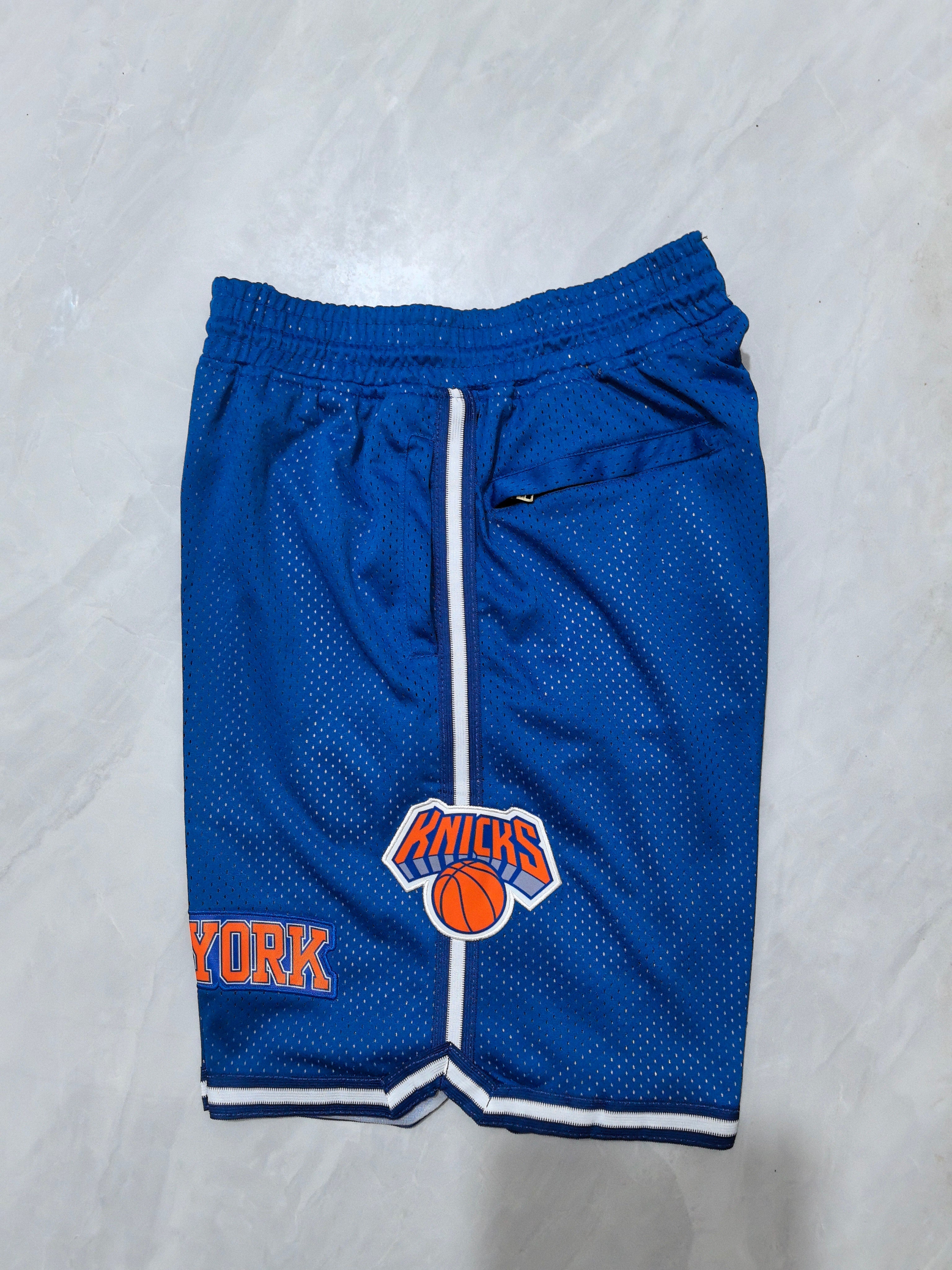 New York Knicks Blue Pocket Shorts