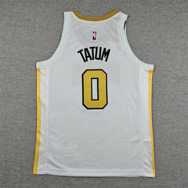 Youth Jayson Tatum Boston Celtics #0 Embroidered Jersey