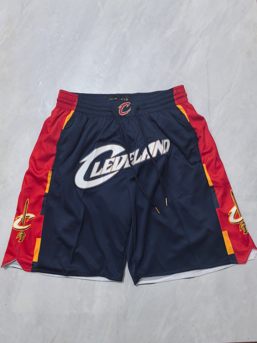 Cleveland Cavaliers 2026 Deep Blue Retro City Edition Pocketed Basketball Shorts