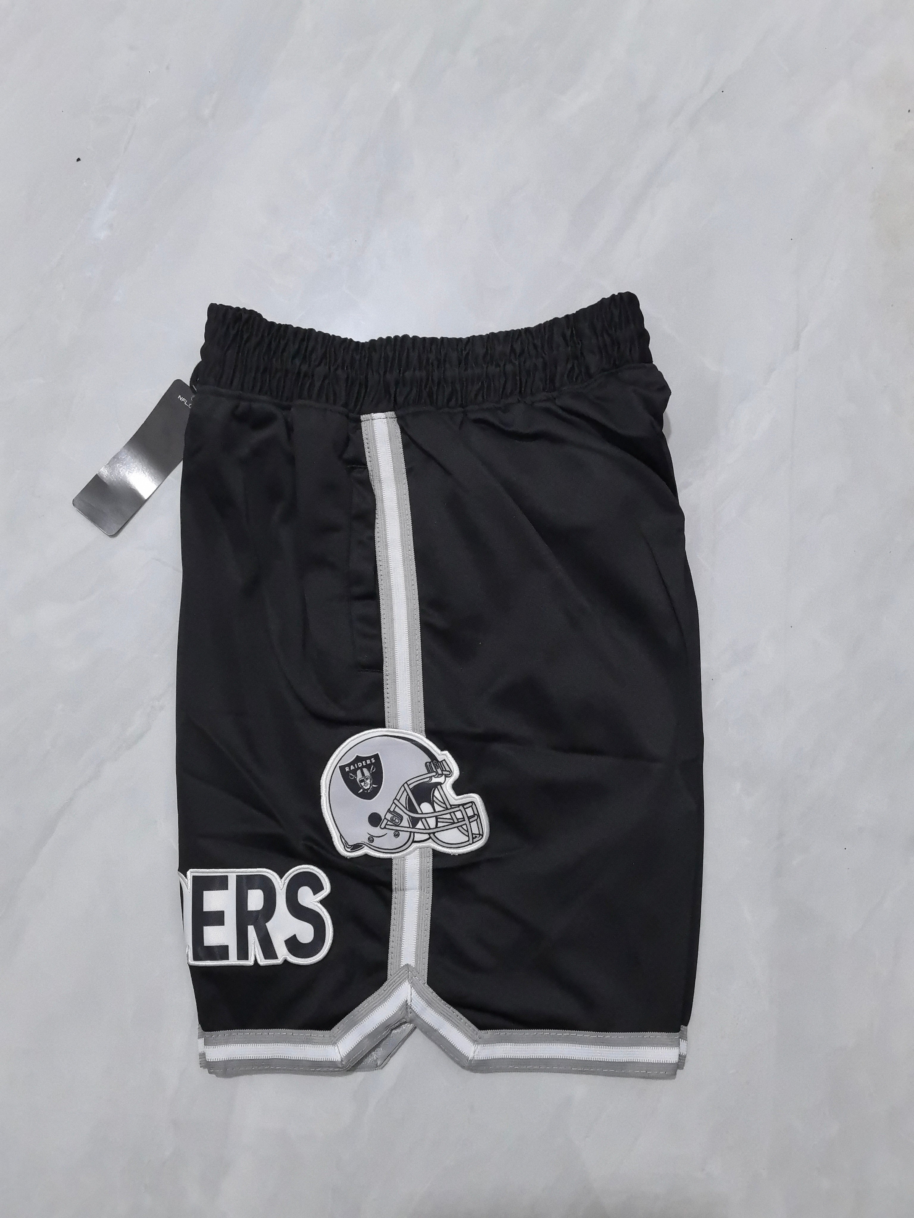 Las Vegas Raiders Black Pocket Shorts