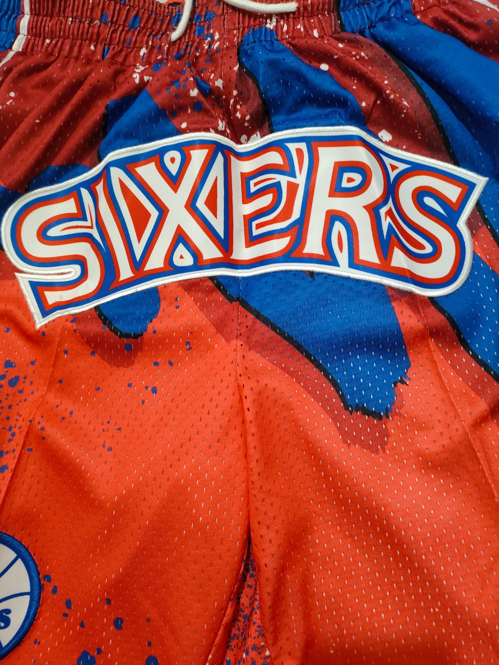 Philadelphia 76ers Red Swingman Pocket Shorts