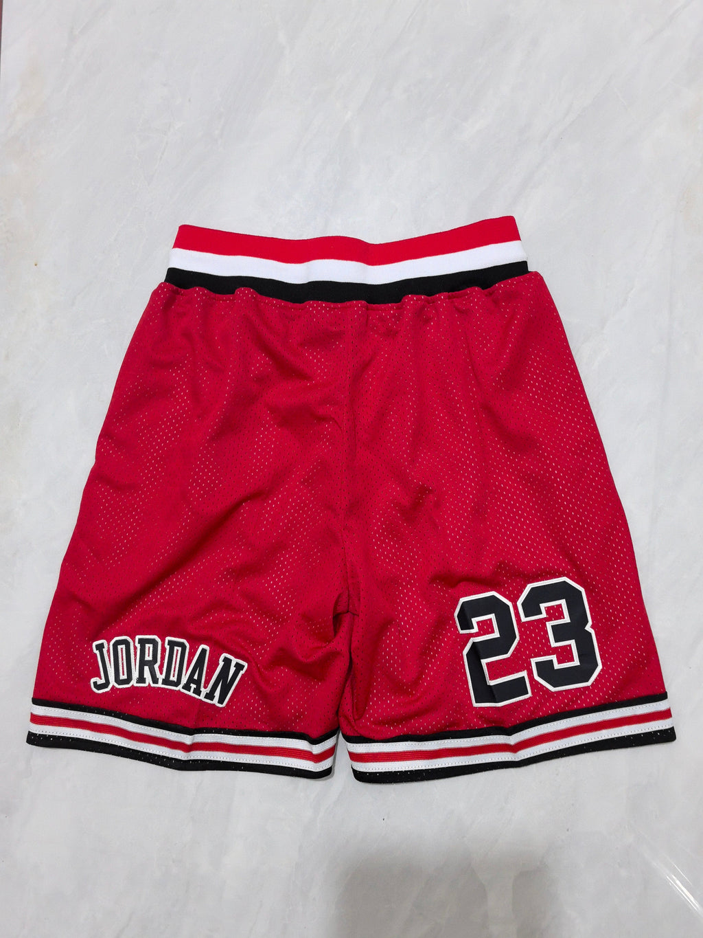 Chicago Bulls Red Retro Pocket Shorts #23