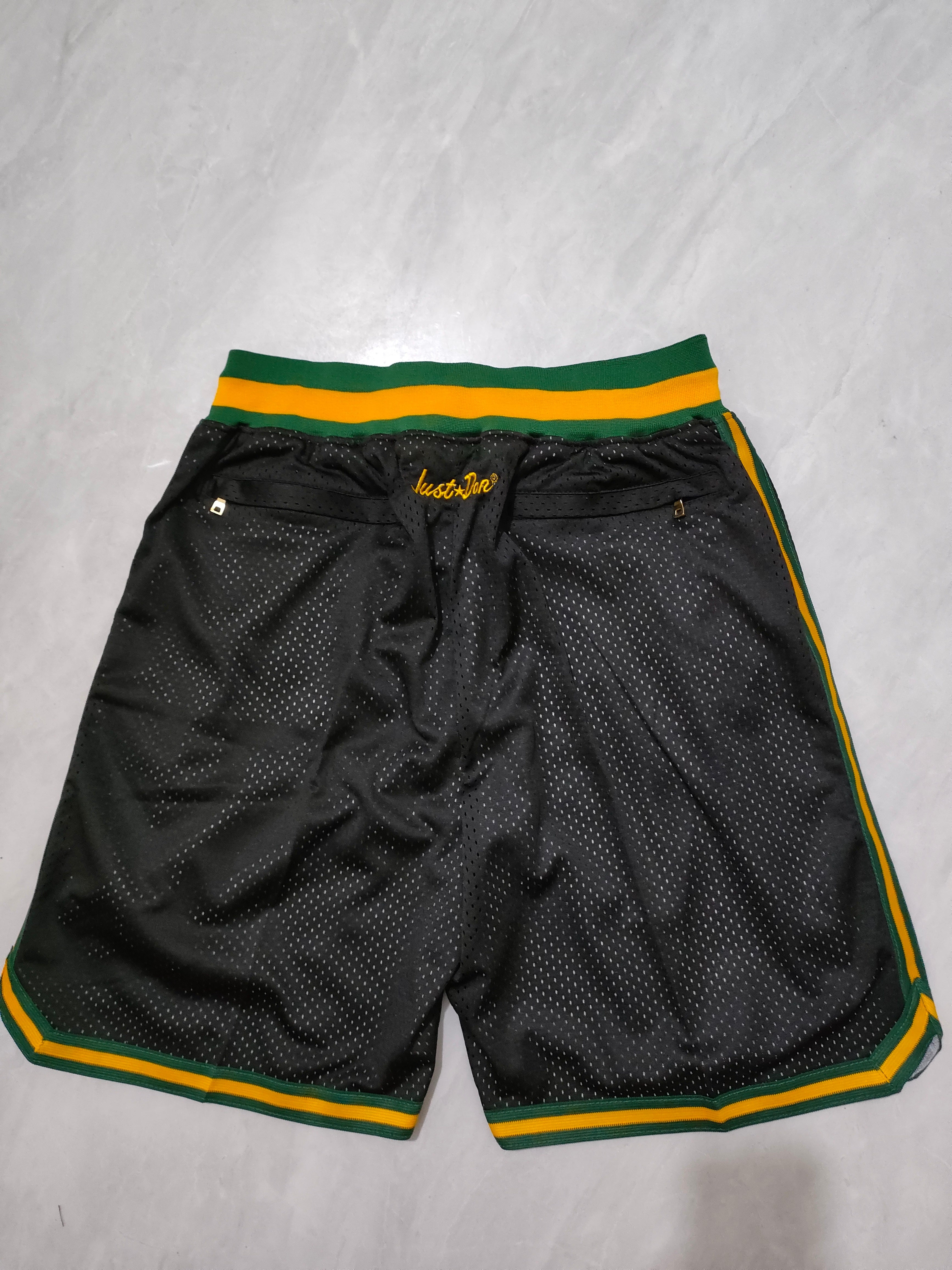Los Angeles Lakers Black City Edition Pocket Shorts