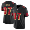 Nick Bosa #97 San Francisco 49ers Black 2025 Rivalries Collection Game Limited Jersey