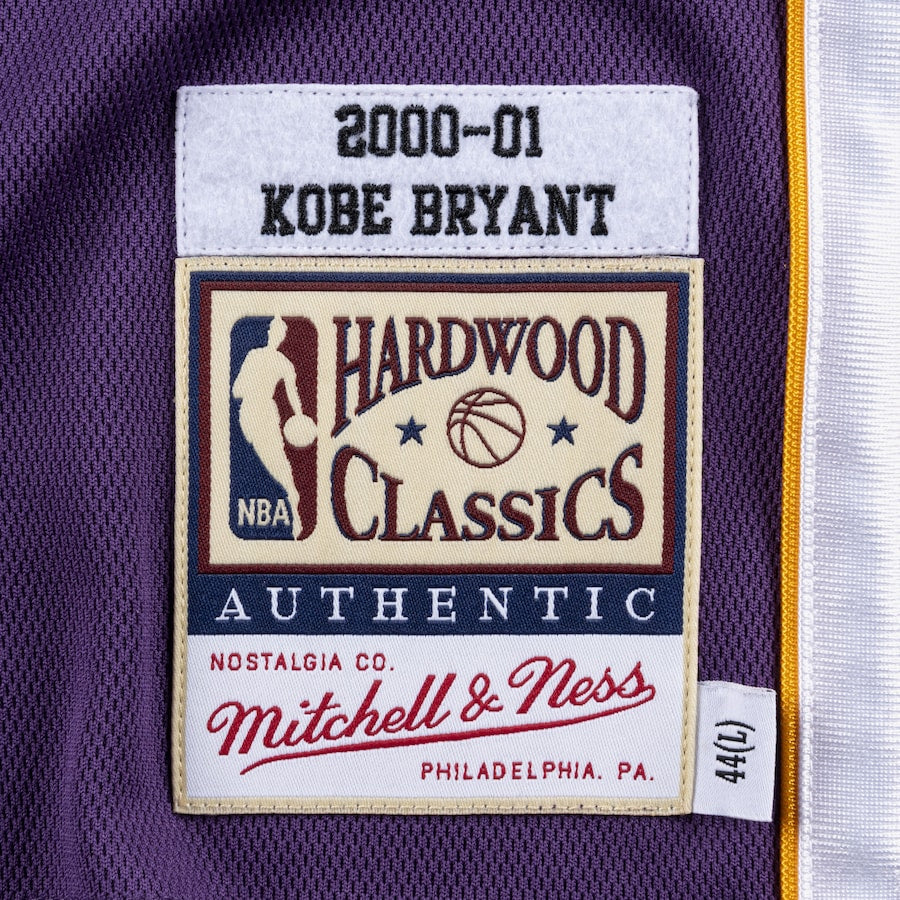 Men's Kobe Bryant Purple Los Angeles Lakers 2000/01 Hardwood Classics  Jersey