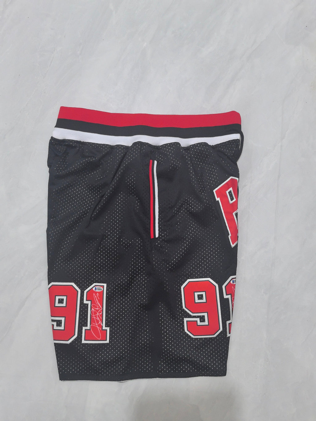 Chicago Bulls Black Retro Pocket Shorts #91