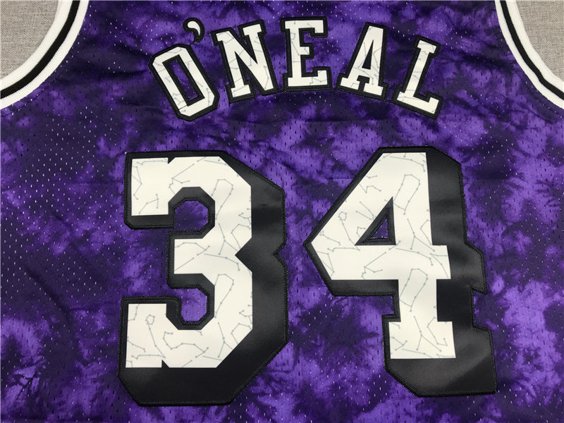 Shaquille O'Neal #34 Los Angeles Lakers Constellation Edition Throwback Jersey