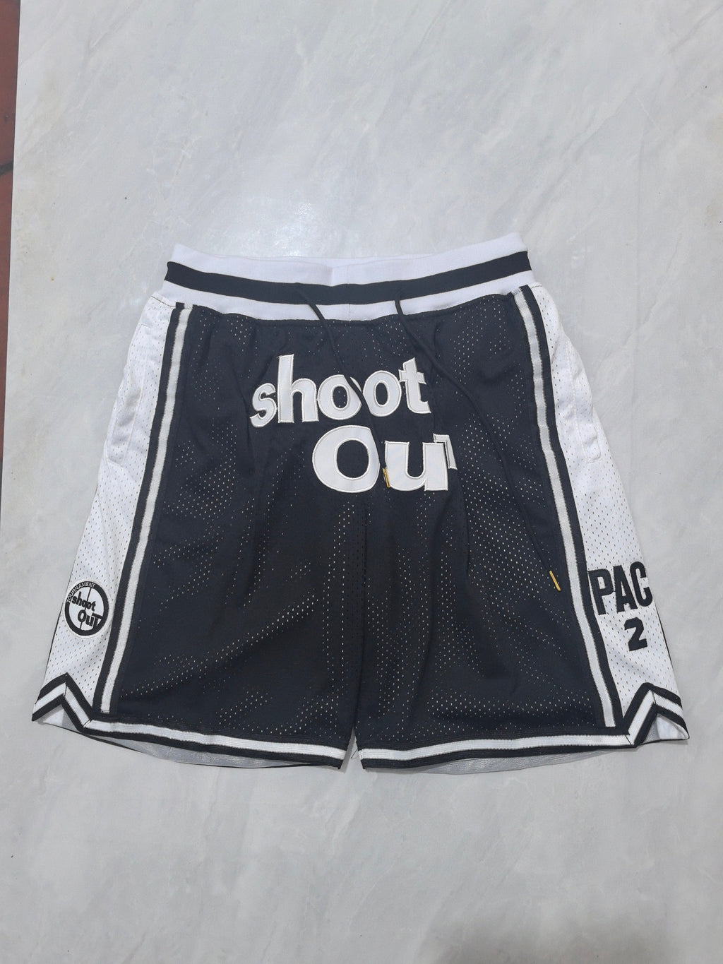 Movie Version Black Pocket Shorts