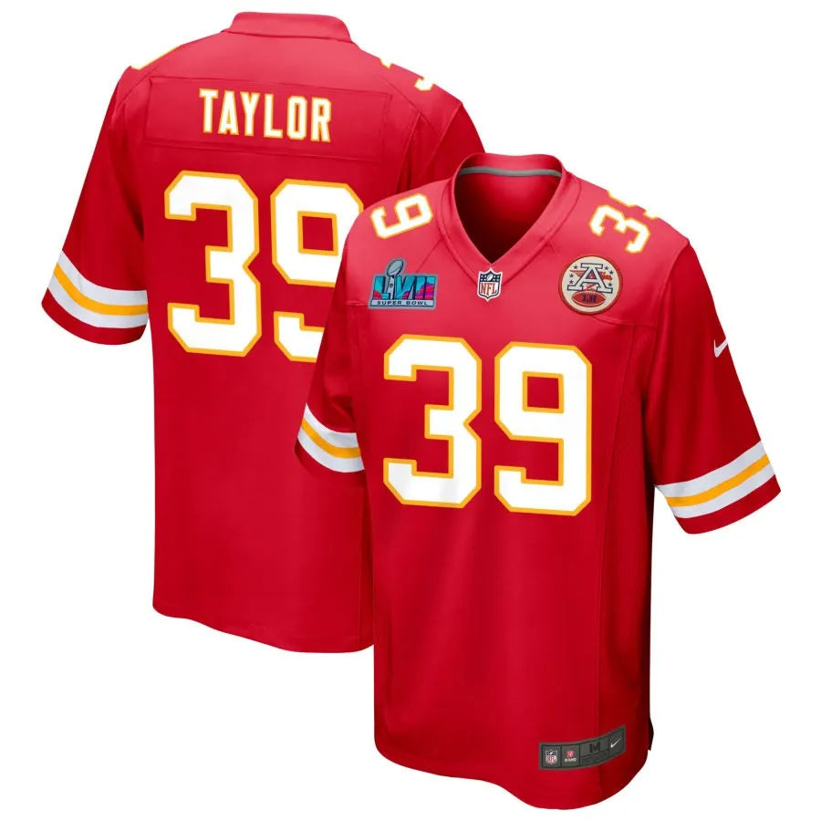 Keith Taylor Kansas City Chiefs Super Bowl LVII Game Jersey - Red