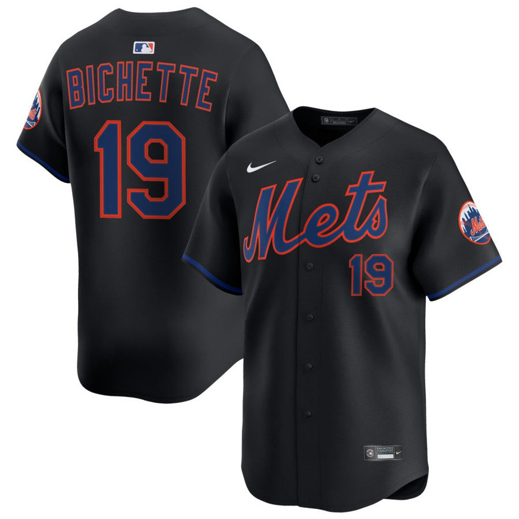 Bo Bichette New York Mets Jersey - Black