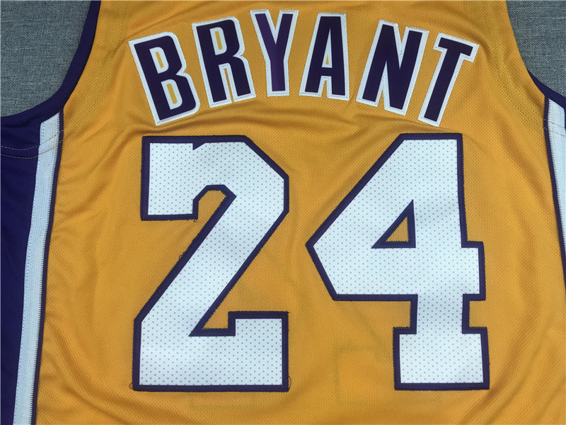 Kobe Bryant #24 2006-07 Los Angeles Lakers Throwback Jersey — Embroidered