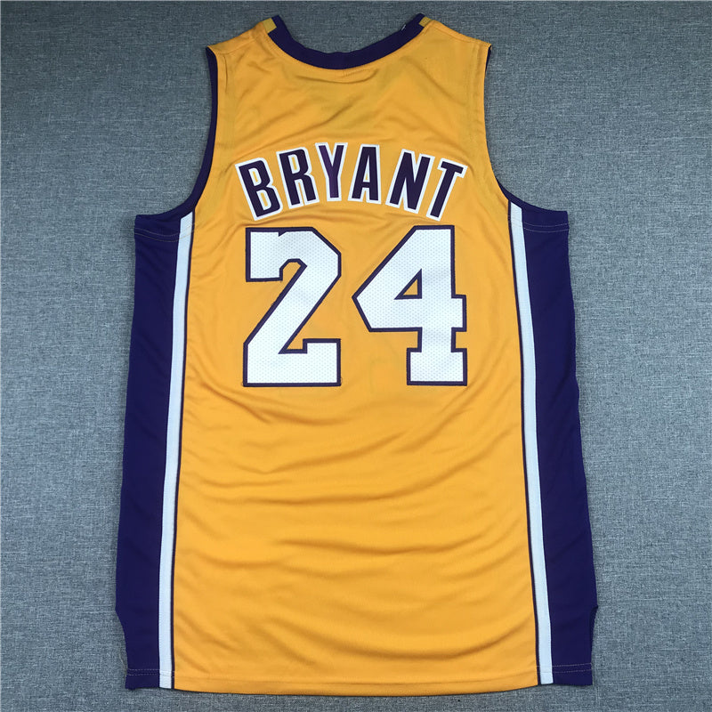Kobe Bryant #24 2006-07 Los Angeles Lakers Throwback Jersey — Embroidered