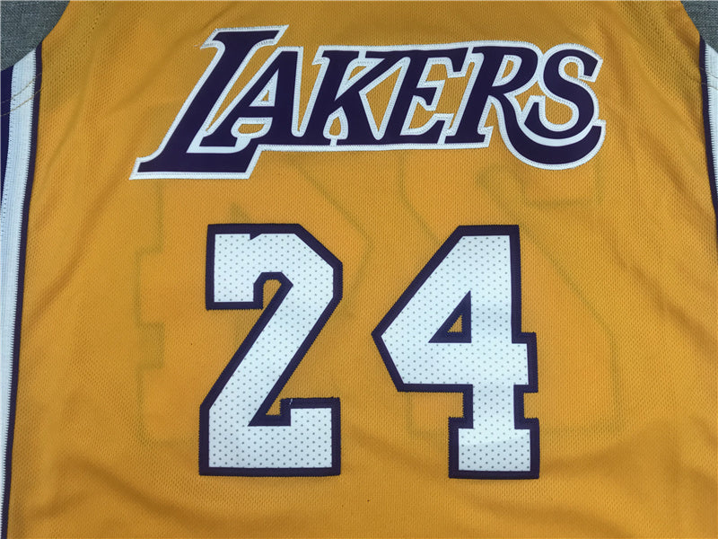Kobe Bryant #24 2006-07 Los Angeles Lakers Throwback Jersey — Embroidered