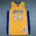 Kobe Bryant #24 2006-07 Los Angeles Lakers Throwback Jersey — Embroidered