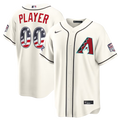 Custom Arizona Diamondbacks 2026 All-Star Edition Stars & Stripes Stadium Jersey - Cream