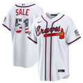 2026 All-Star Edition Stars & Stripes Atlanta Braves Chris Sale Stadium Jersey - White