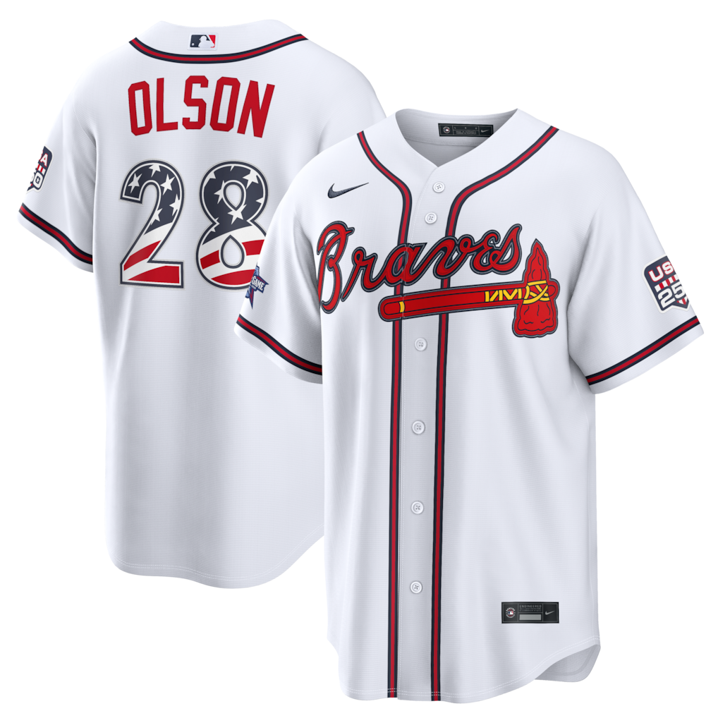 2026 All-Star Edition Stars & Stripes Atlanta Braves Matt Olson Stadium Jersey - White