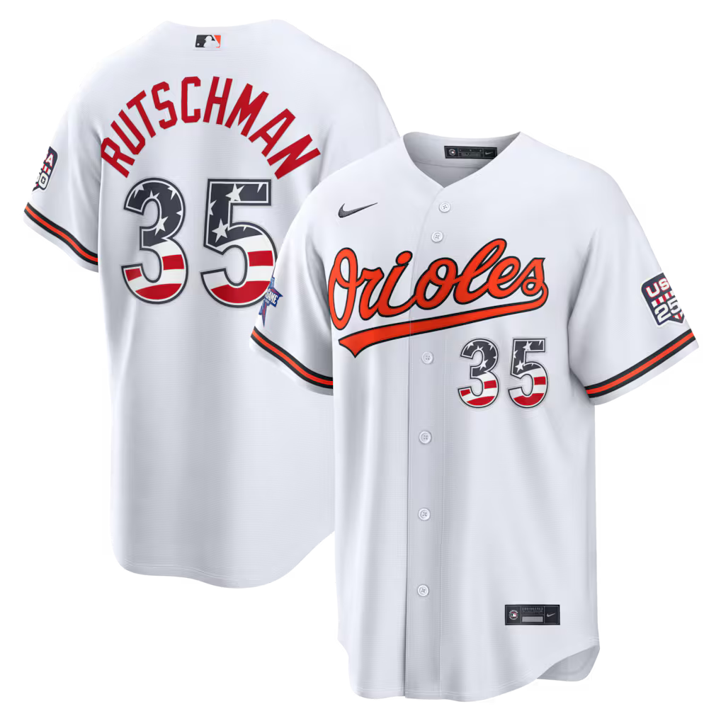 2026 All-Star Edition Stars & Stripes Baltimore Orioles Adley Rutschman Stadium Jersey - White