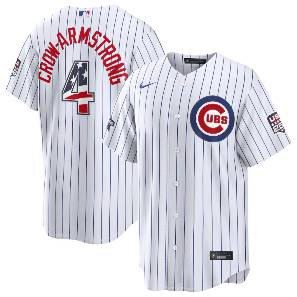 2026 All-Star Edition Stars & Stripes Chicago Cubs Pete Crow-Armstrong Stadium Jersey - White