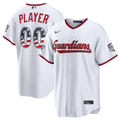 Custom Cleveland Guardians 2026 All-Star Edition Stars & Stripes Stadium Jersey - White