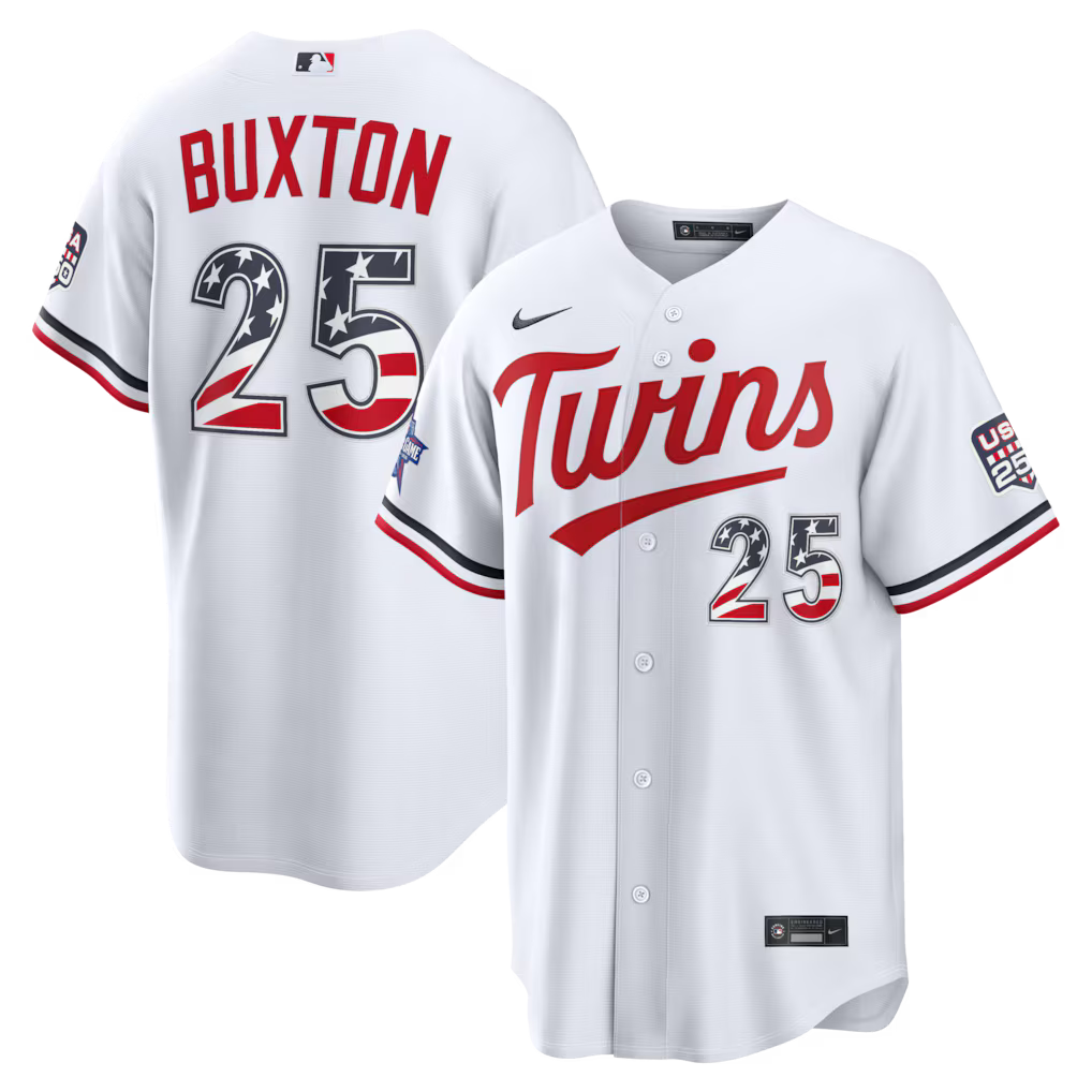 2026 All-Star Edition Stars & Stripes Minnesota Twins Byron Buxton Stadium Jersey - White