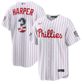 2026 All-Star Edition Stars & Stripes Philadelphia Phillies Bryce Harper Stadium Jersey - White