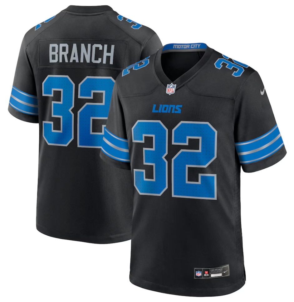 Brian Branch #32 Detroit Lions Jersey