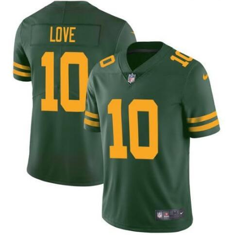Jordan Love #10 Green Bay Packers Jersey